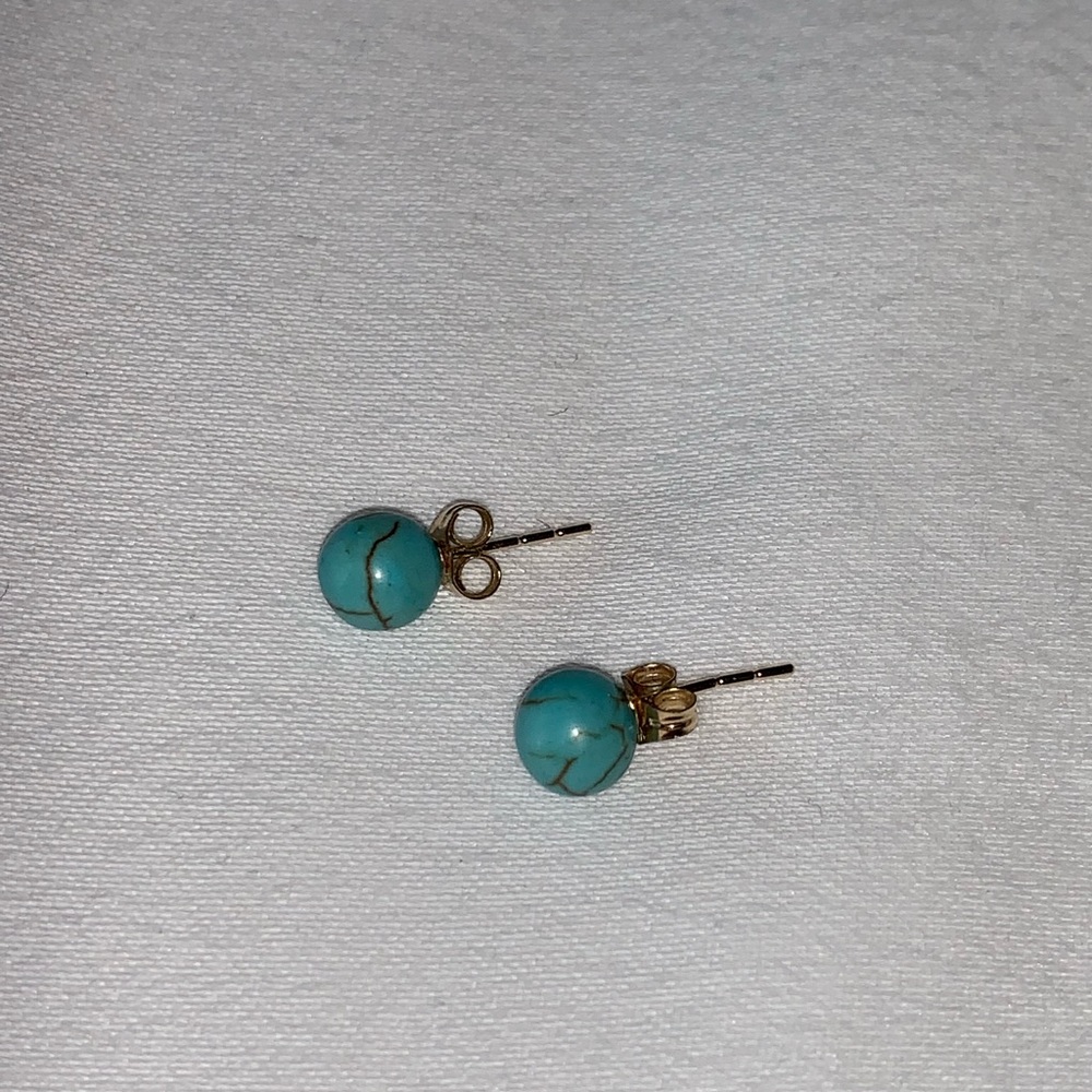 Turquoise Studs - image 1